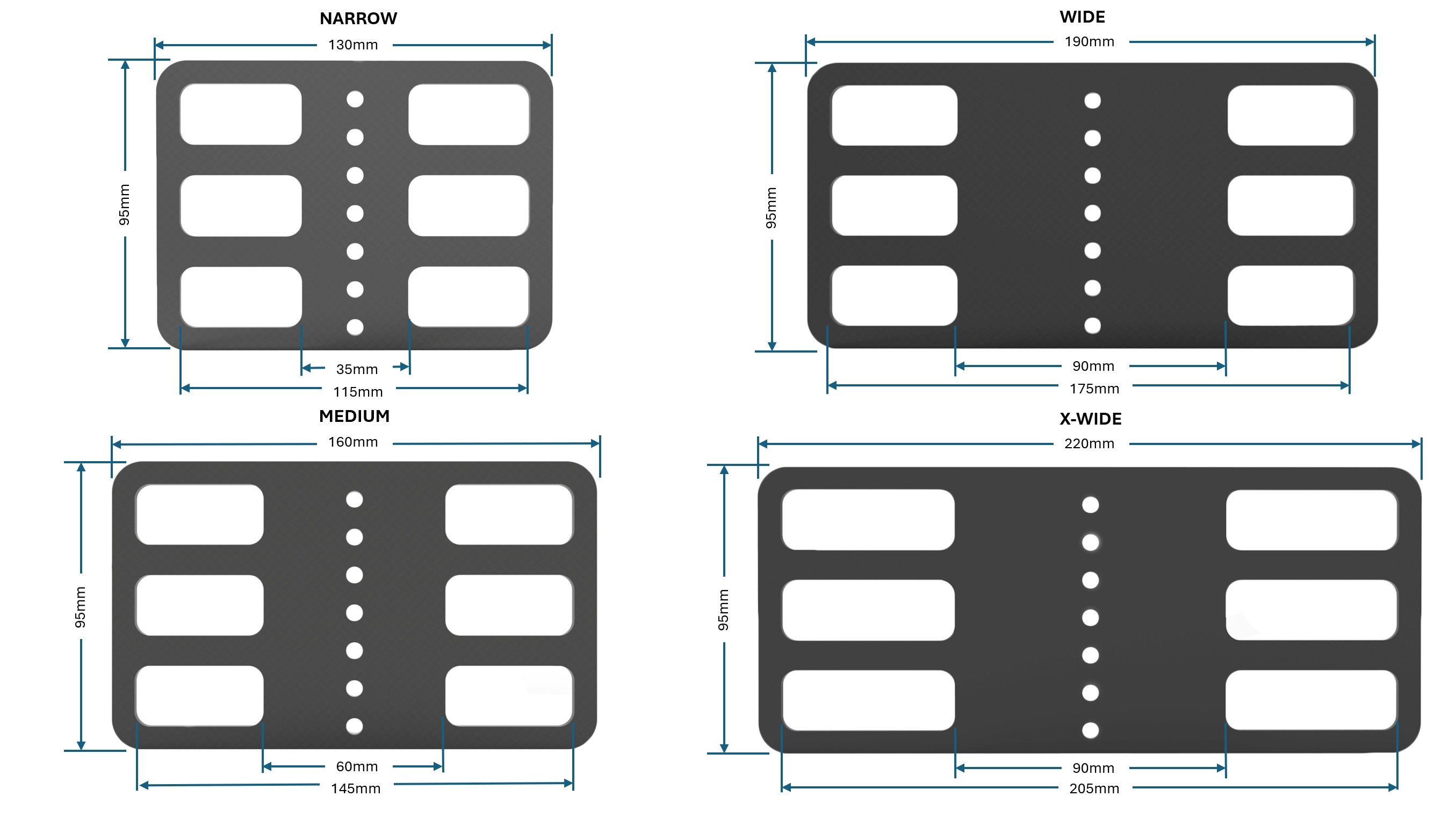 Universal Carbon Mounting Plate