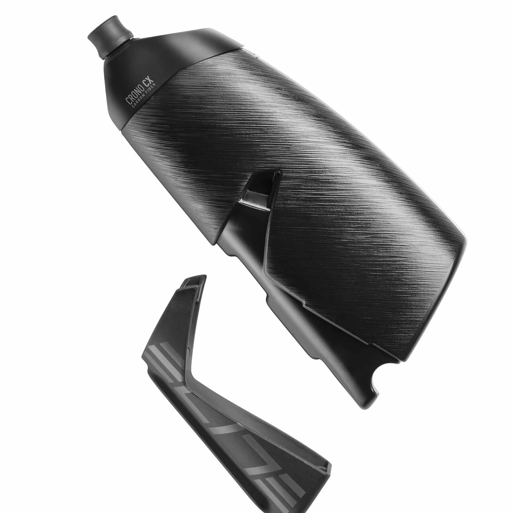 Elite Crono CX Aero Bottle (500ml) & Carbon Cage