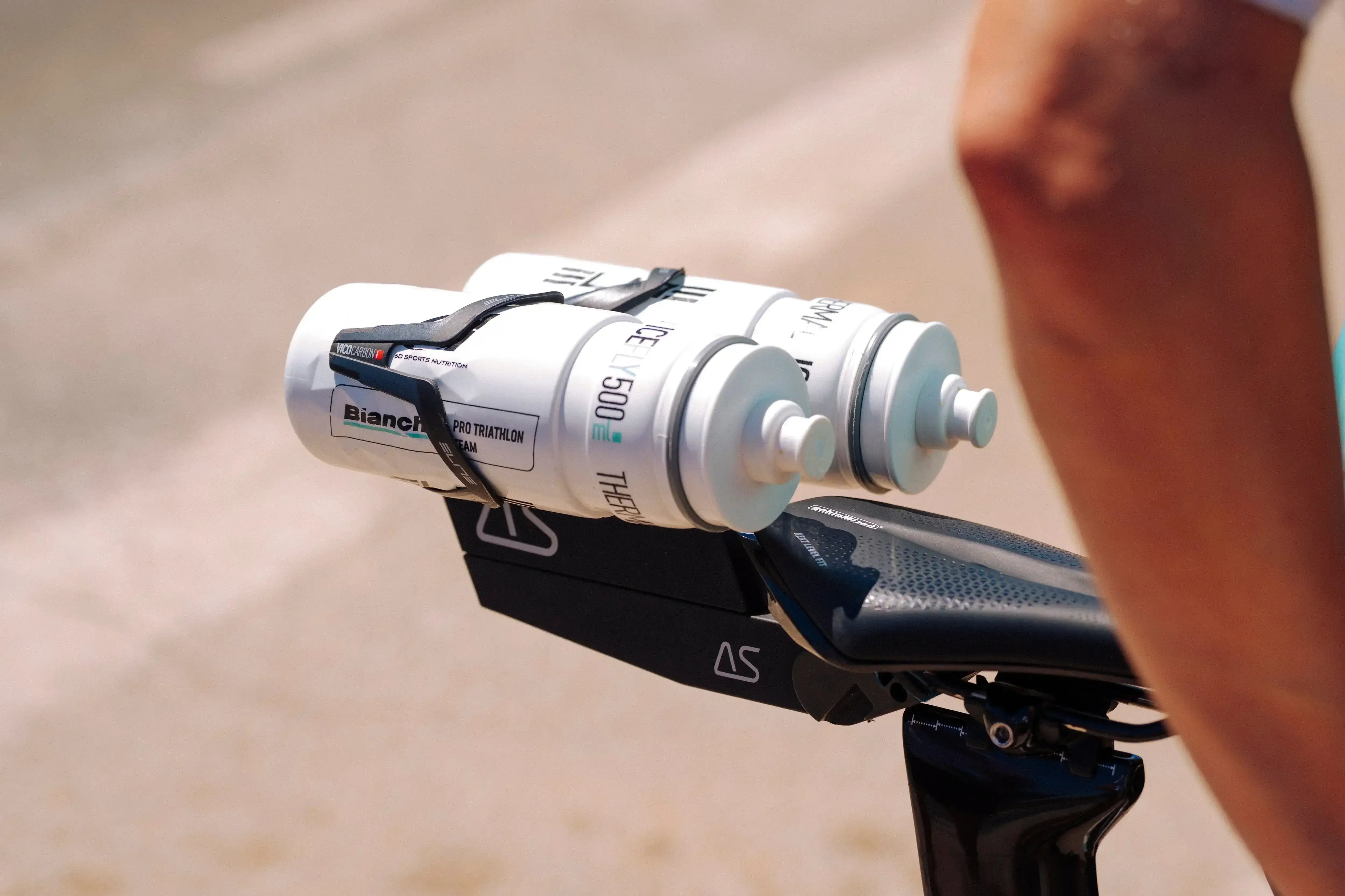 The Next Evolution of BTS Hydration: Why We Turn Bottles Forwards with aerodynamic bike bottle setup.