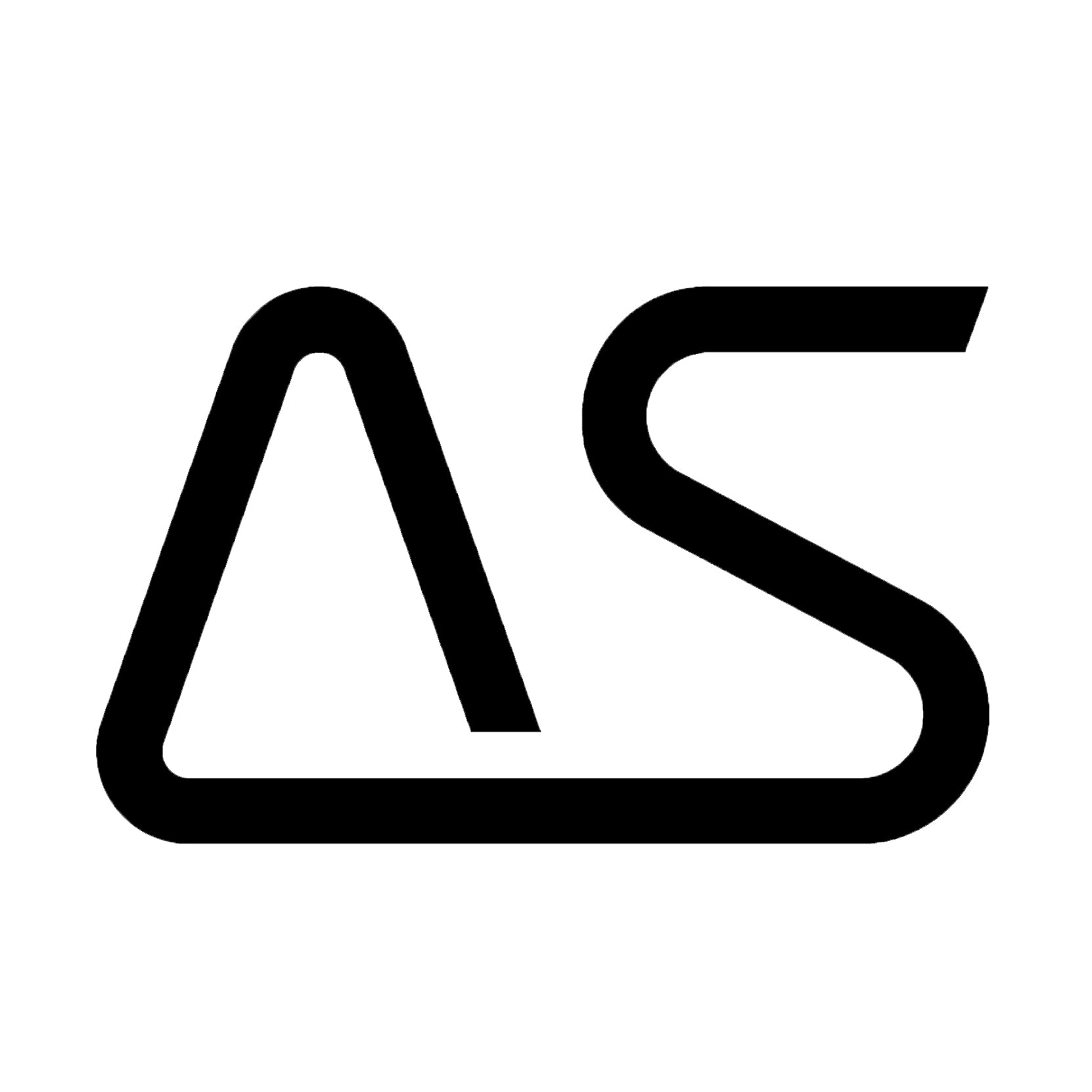 Black on white  Absolute Speed logo